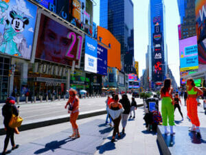 New York rokottaa turisteja