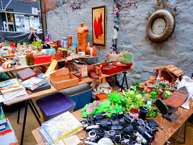 Mitä tehdä New Yorkin Chelseassa - Chelsea Flea Market