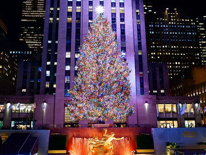 Rockefeller Center Christmas Tree Lighting -seremonia