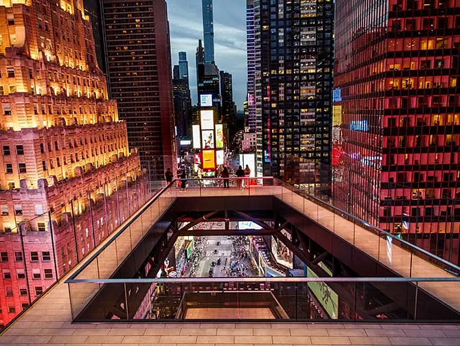 One Times Square Skywalk -liput