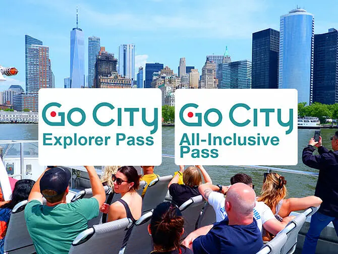 Go New York Explorer Pass ja Go City All-Inclusive New York Pass -kaupunkipassien erot
