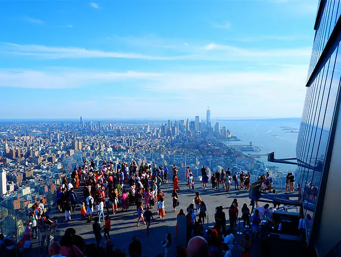 City Climb at Edge New Yorkissa - Näköalatasanne