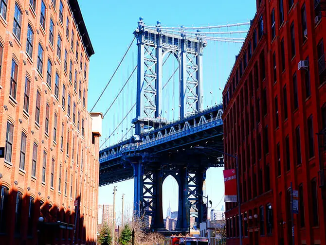 Kävelyreitit New Yorkissa - DUMBO-Brooklyn Bridge kuva