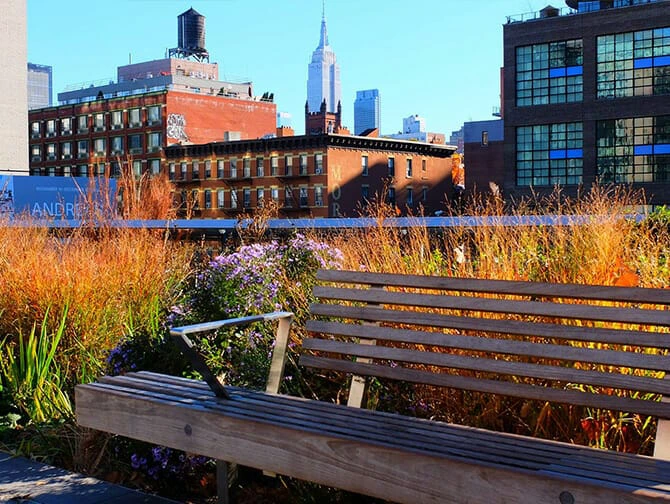 K&auml;velyreitit New Yorkissa - High Line-Hudson Yards