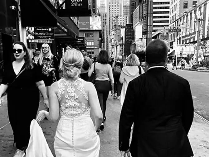 Naimisiin New Yorkissa - Häät