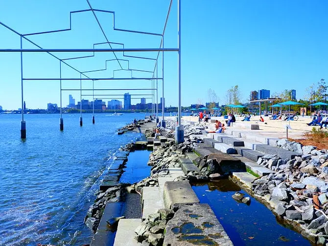 Gansevoort Peninsula New Yorkissa - Ranta