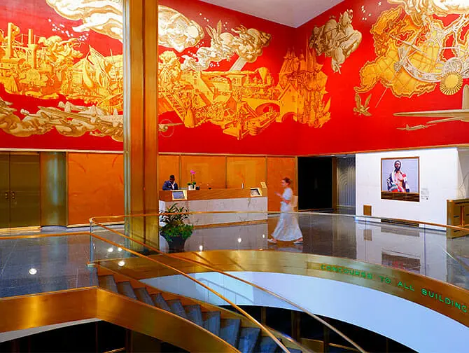 Rockefeller Centerin kierros - Sisällä