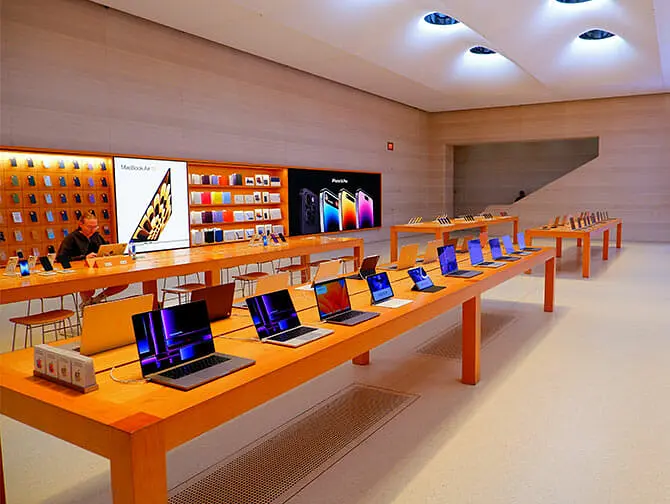 Apple Store New Yorkissa - Tuotteet