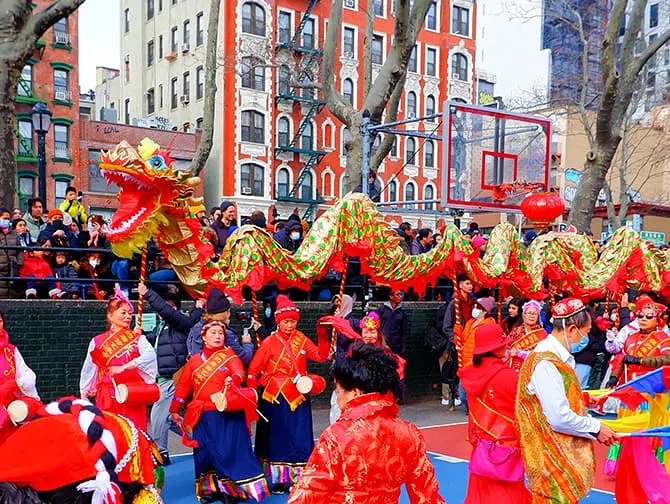 Kiinalainen uusi vuosi New Yorkissa