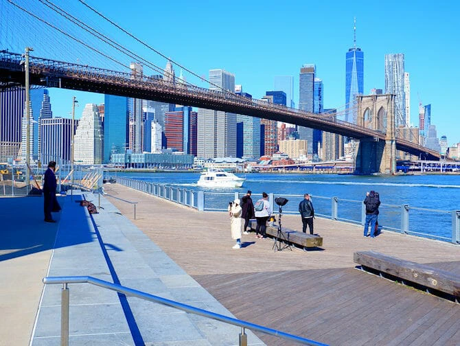 Py&ouml;r&auml;retket New Yorkissa - Brooklyn Bridge Park