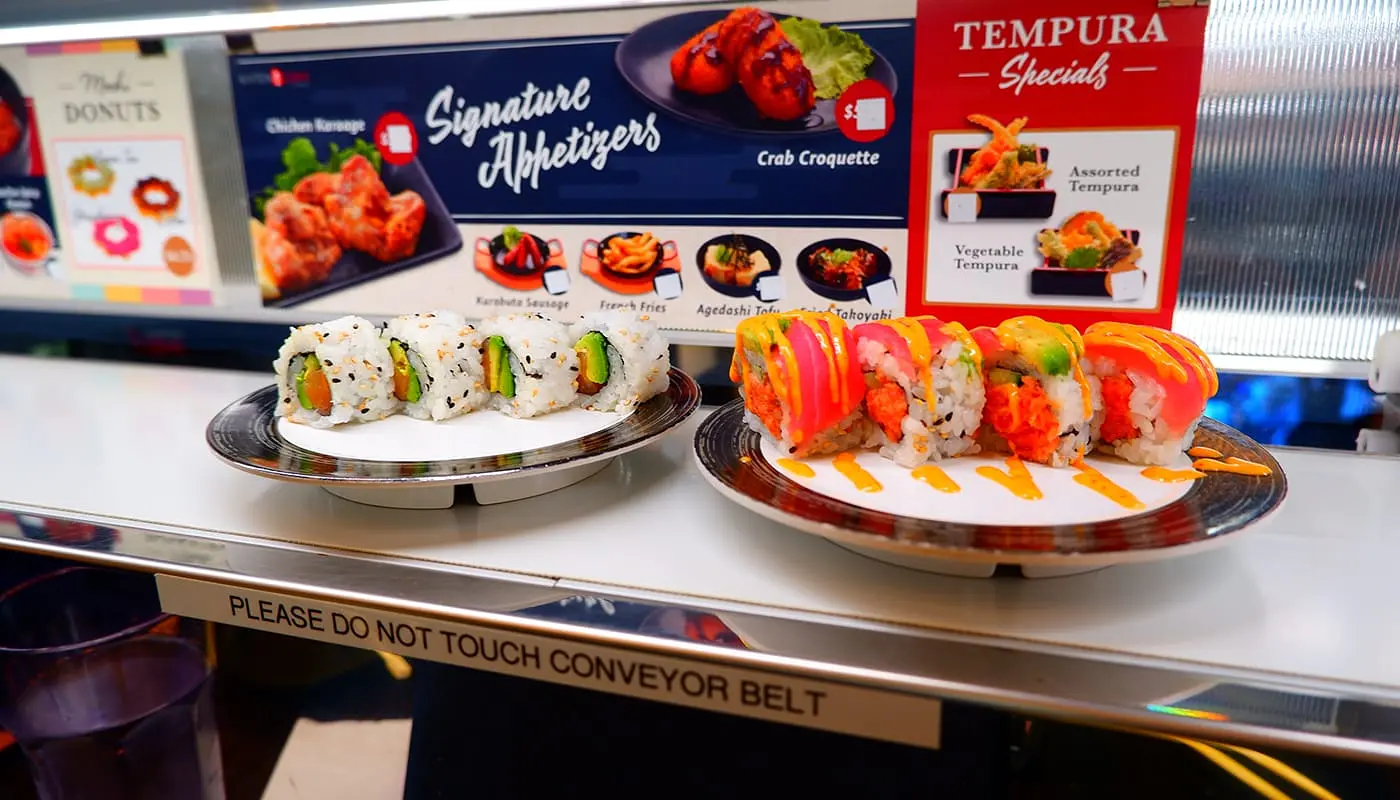 Paras sushi New Yorkissa - Kaiten Zushi Nomad