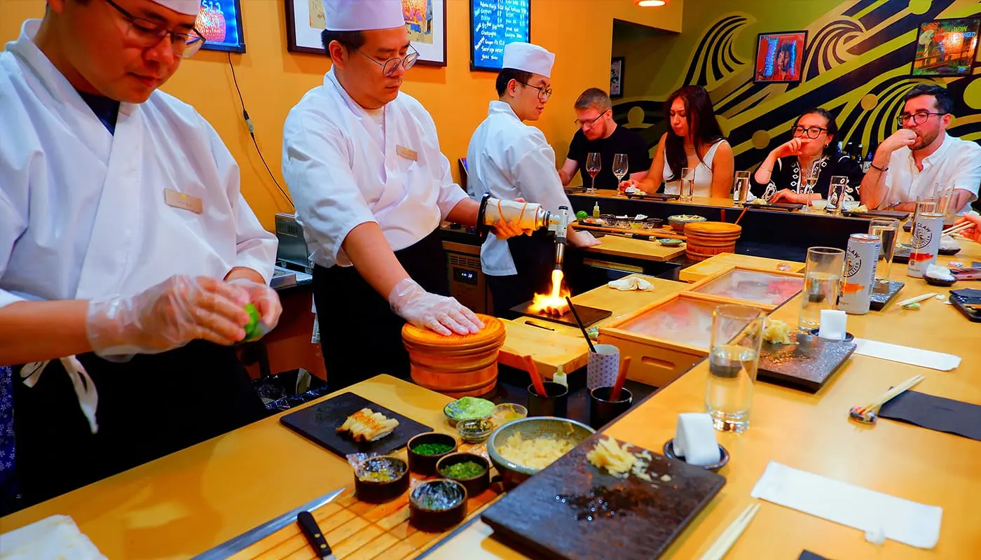Paras sushi New Yorkissa - Omakase by korami