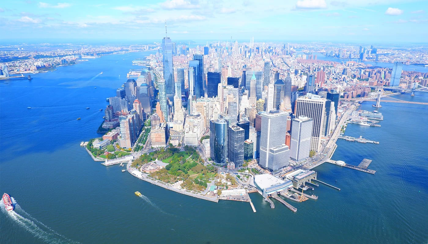 Parhaat New Yorkin nähtävyydet - Helikopterilento