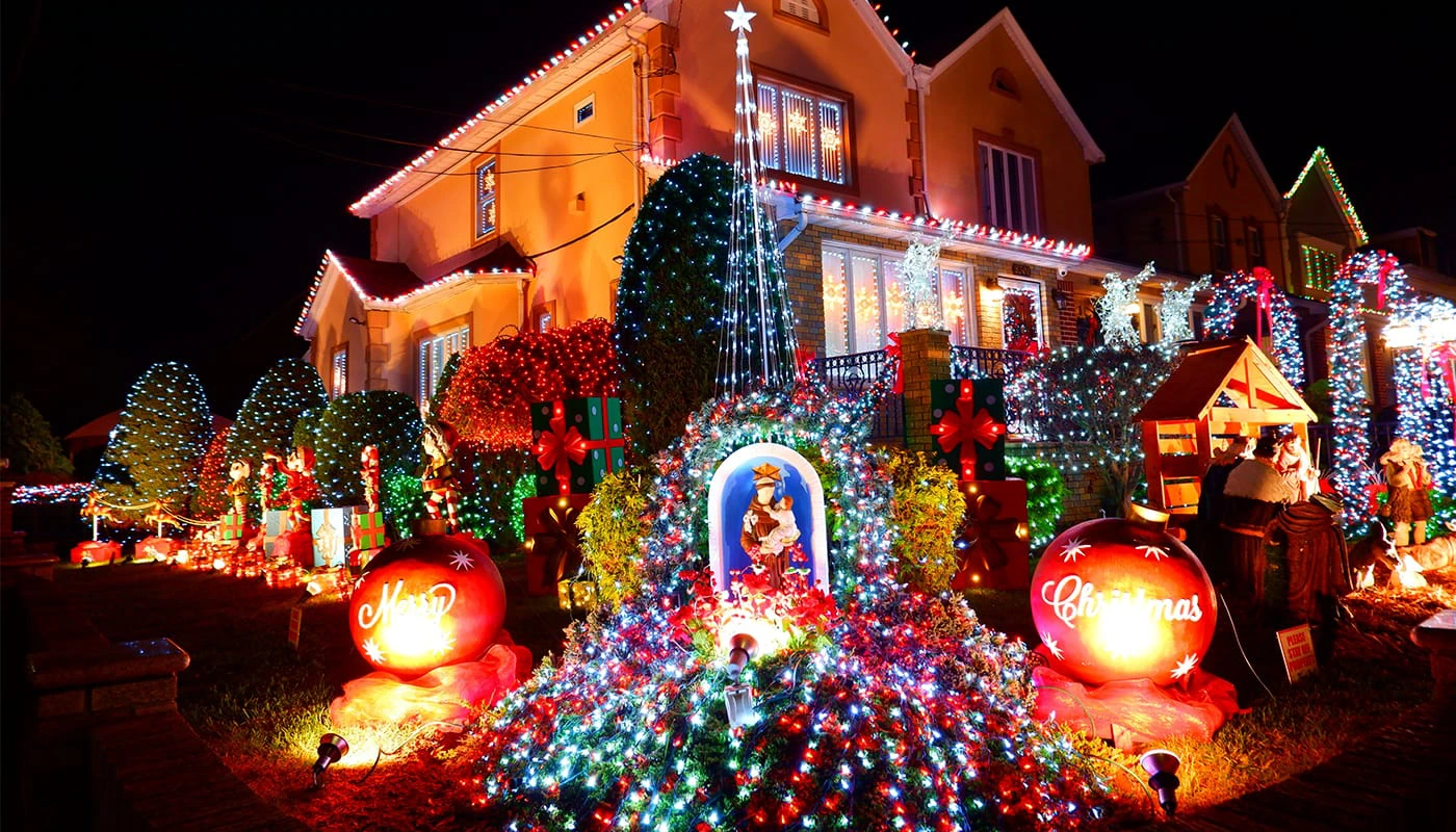 Joulunalusaika New Yorkissa - Dyker Heights Christmas Lights -kierros