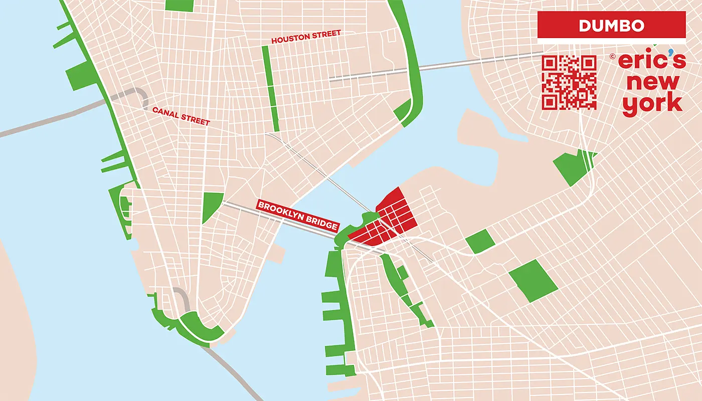 Dumbo New Yorkissa - Ilmainen Kartta