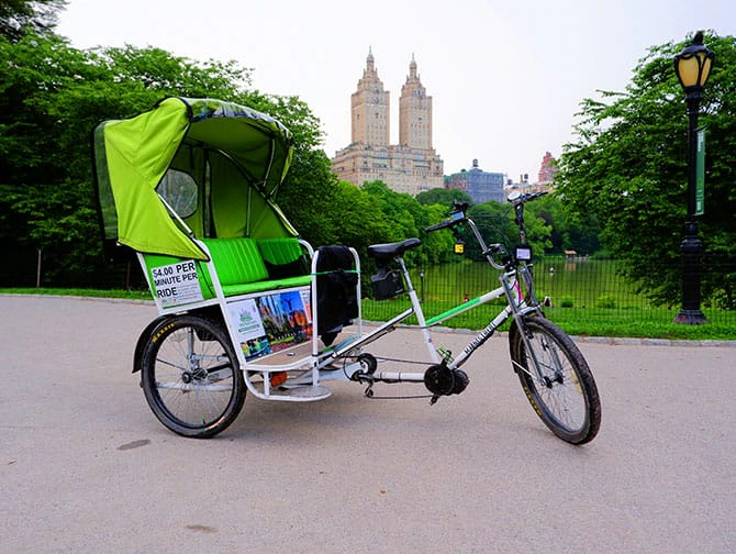Polkupyörätaksi central park - Central Park
