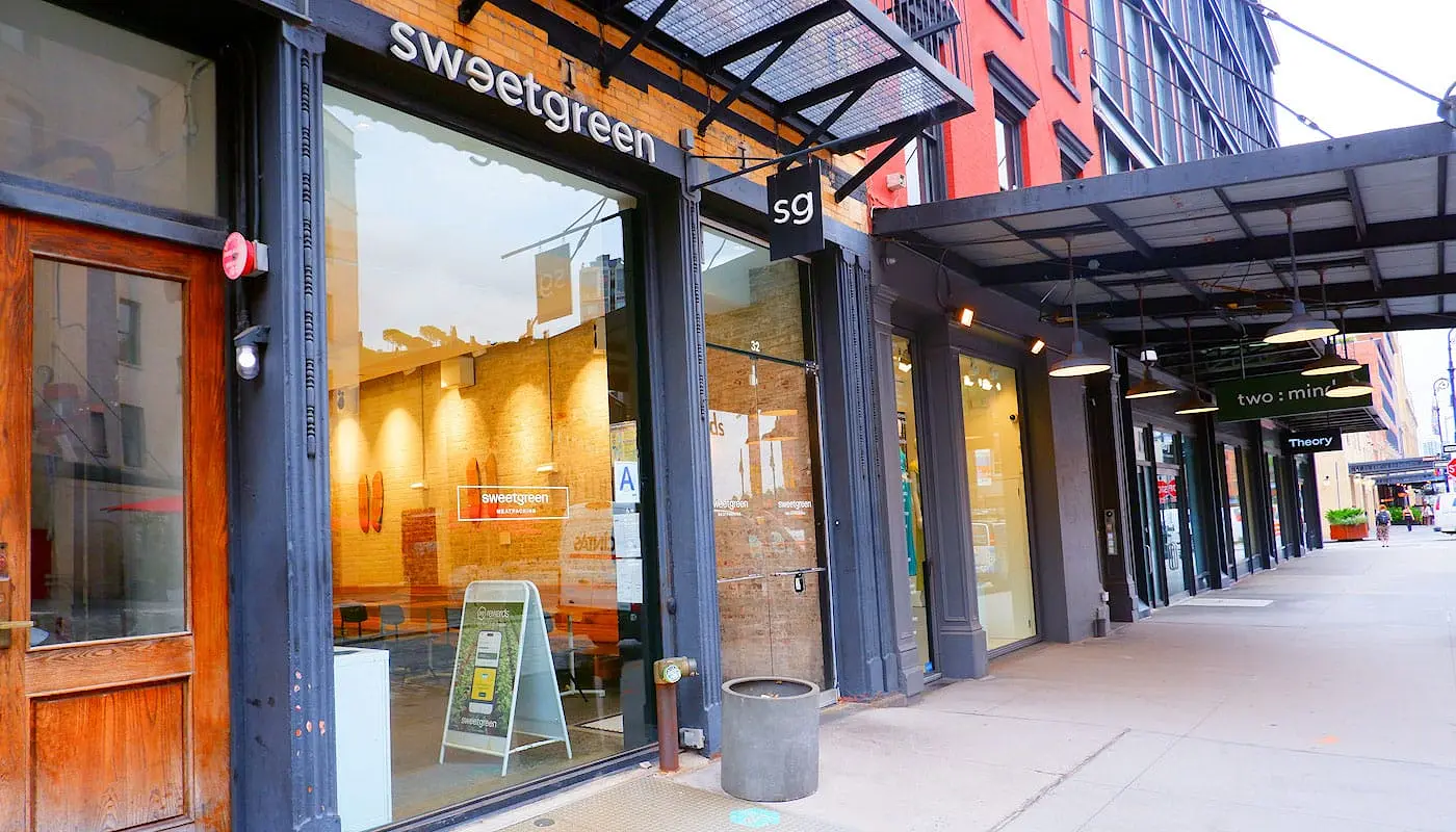 Kasvisravintolat New Yorkissa - sweetgreen