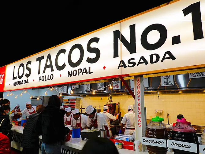 Paras meksikolainen ruoka New Yorkissa - Los Tacos No. 1