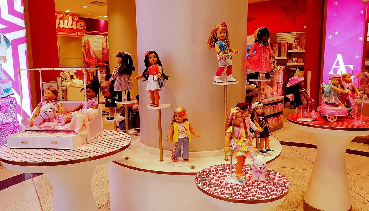 Lelukaupat New Yorkissa - American Girl Place