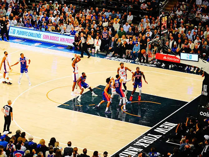 New York Knicks -liput - Pelaajat kentällä