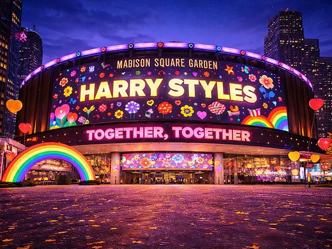 Harry Styles -konserttiliput New Yorkissa