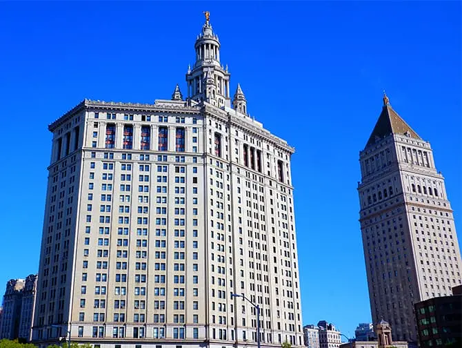 Municipal Building ilmainen näköalatasanne New Yorkissa