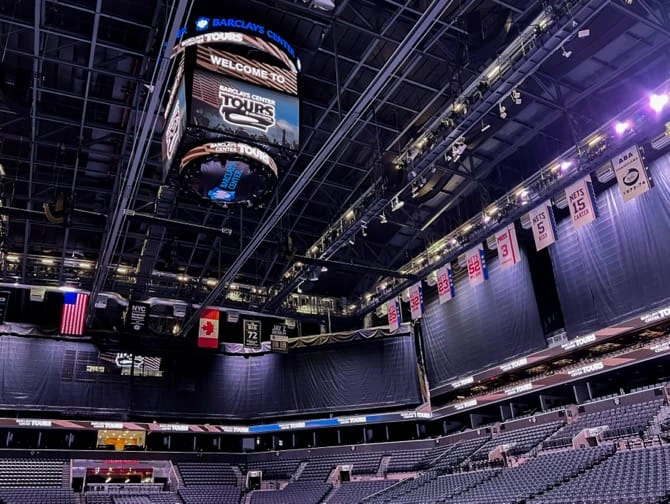Barclays Center -kierros - Opastettu kierros areenalla