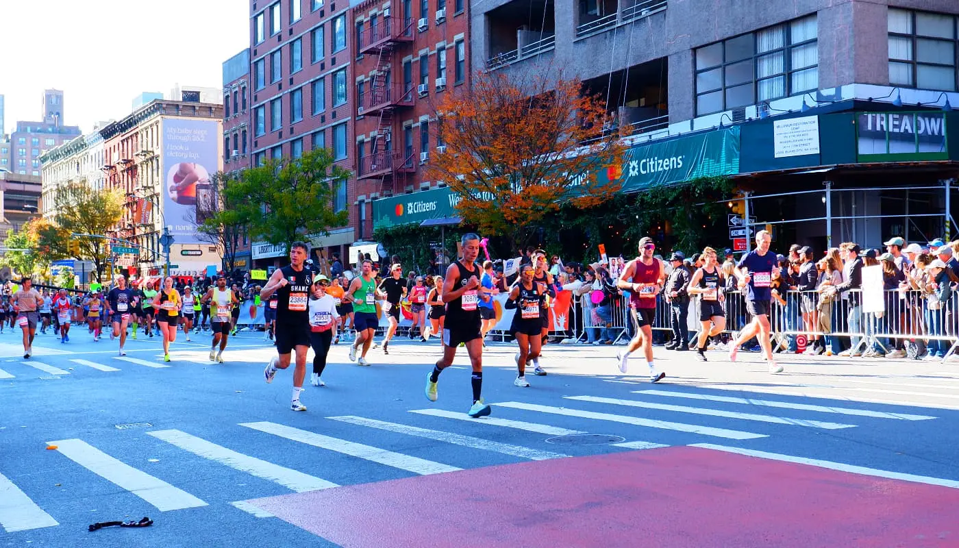 Lenkkeily New Yorkissa - New York Marathon