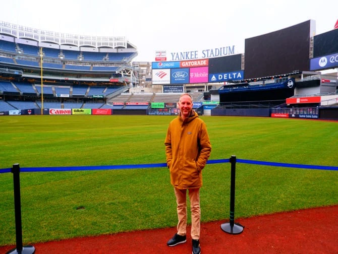Yankee Stadium -kierros - Kuvaushetki kierroksen aikana