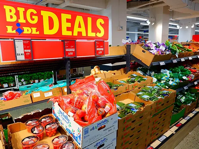 Supermarketit New Yorkissa - Saksalainen ruokakauppa Lidl