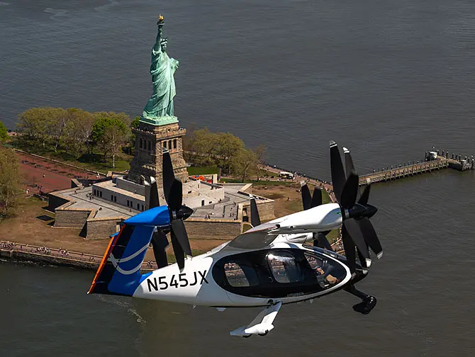 Joby Aviation: sähköinen helikopteritaksi JFK:lta Manhattanille - Kuljetus ja sightseeing samassa