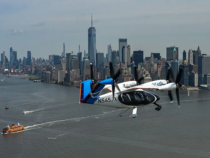 Joby Aviation: sähköinen helikopteritaksi JFK:lta Manhattanille