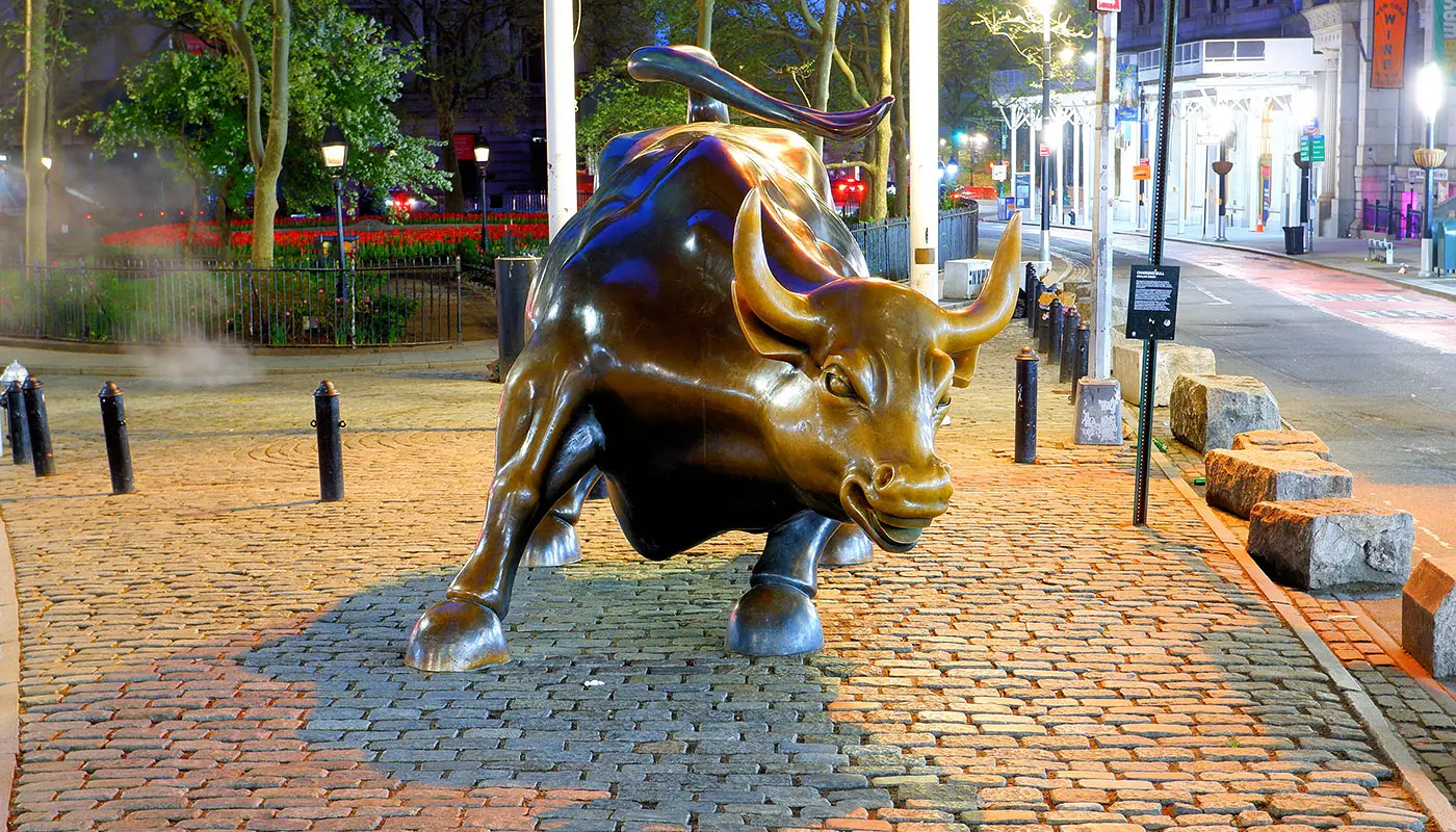 Charging Bull -patsas New Yorkissa - Wall Streetin härkä