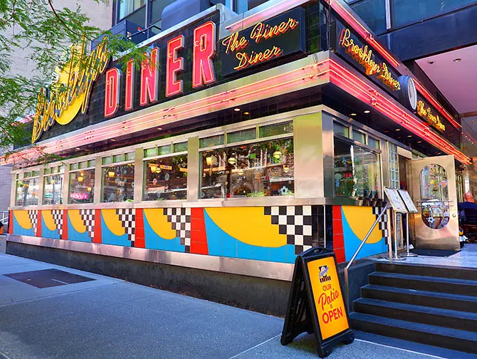 Diner-ravintolat New Yorkissa - Brooklyn Diner