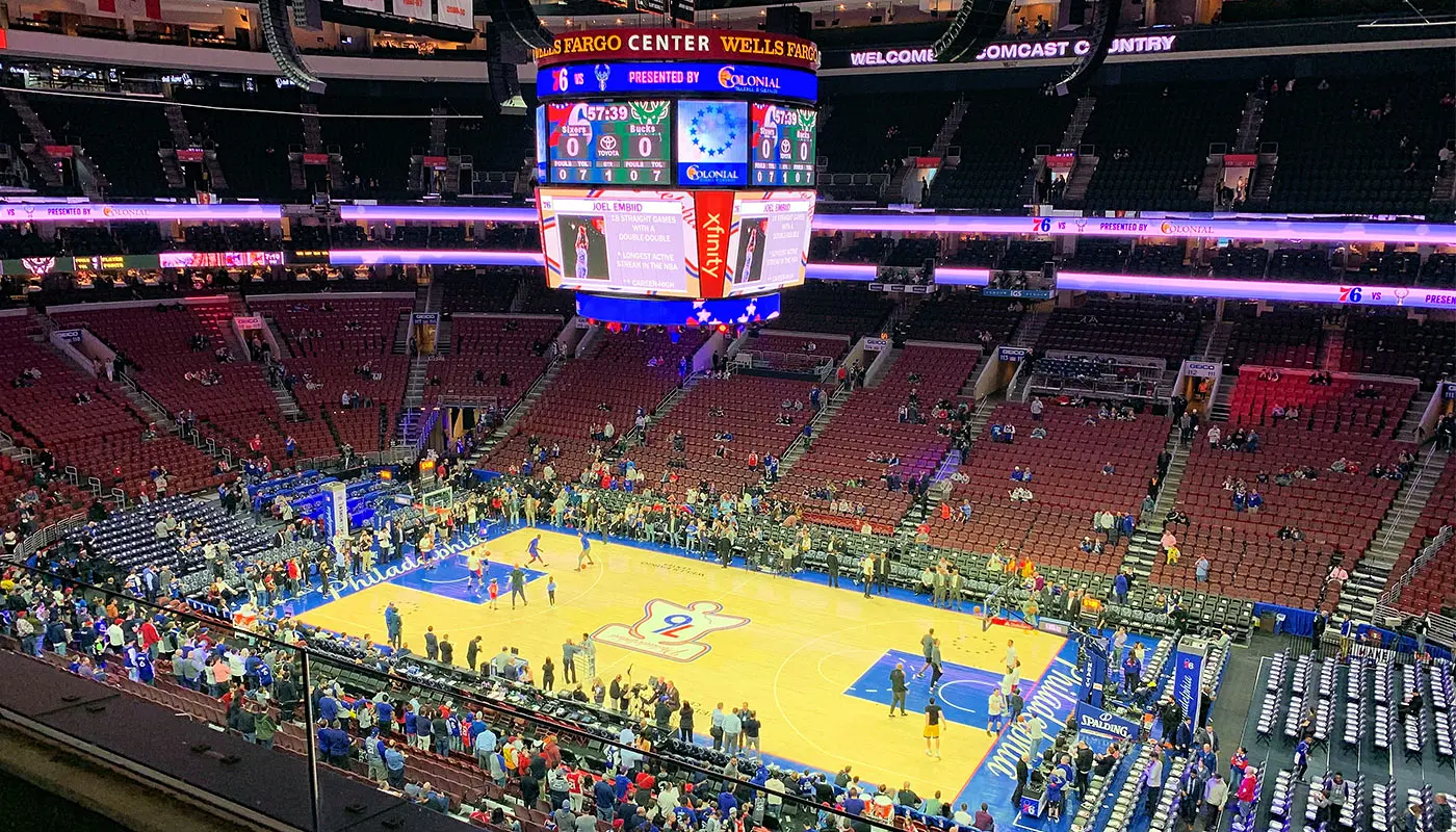 Philadelphia 76ers -liput - Koripallokenttä Xfinity Mobile Arenalla