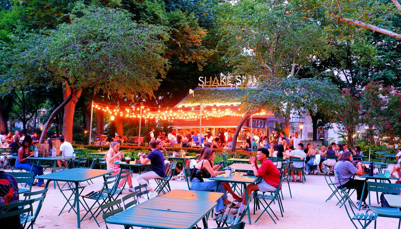 Madison Square Park New Yorkissa - Shake Shack