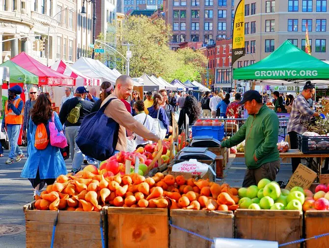 Union Square New Yorkissa - Union Square Greenmarket