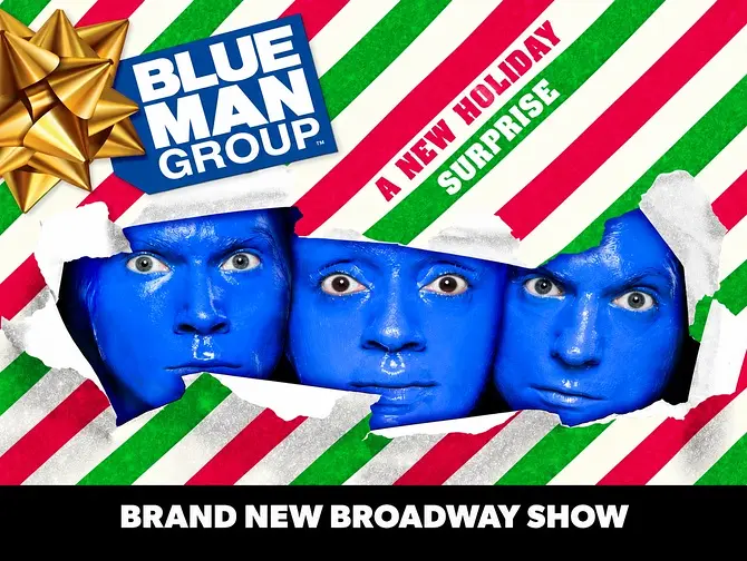 Blue Man Group -liput New Yorkissa - A New Holiday Surprise